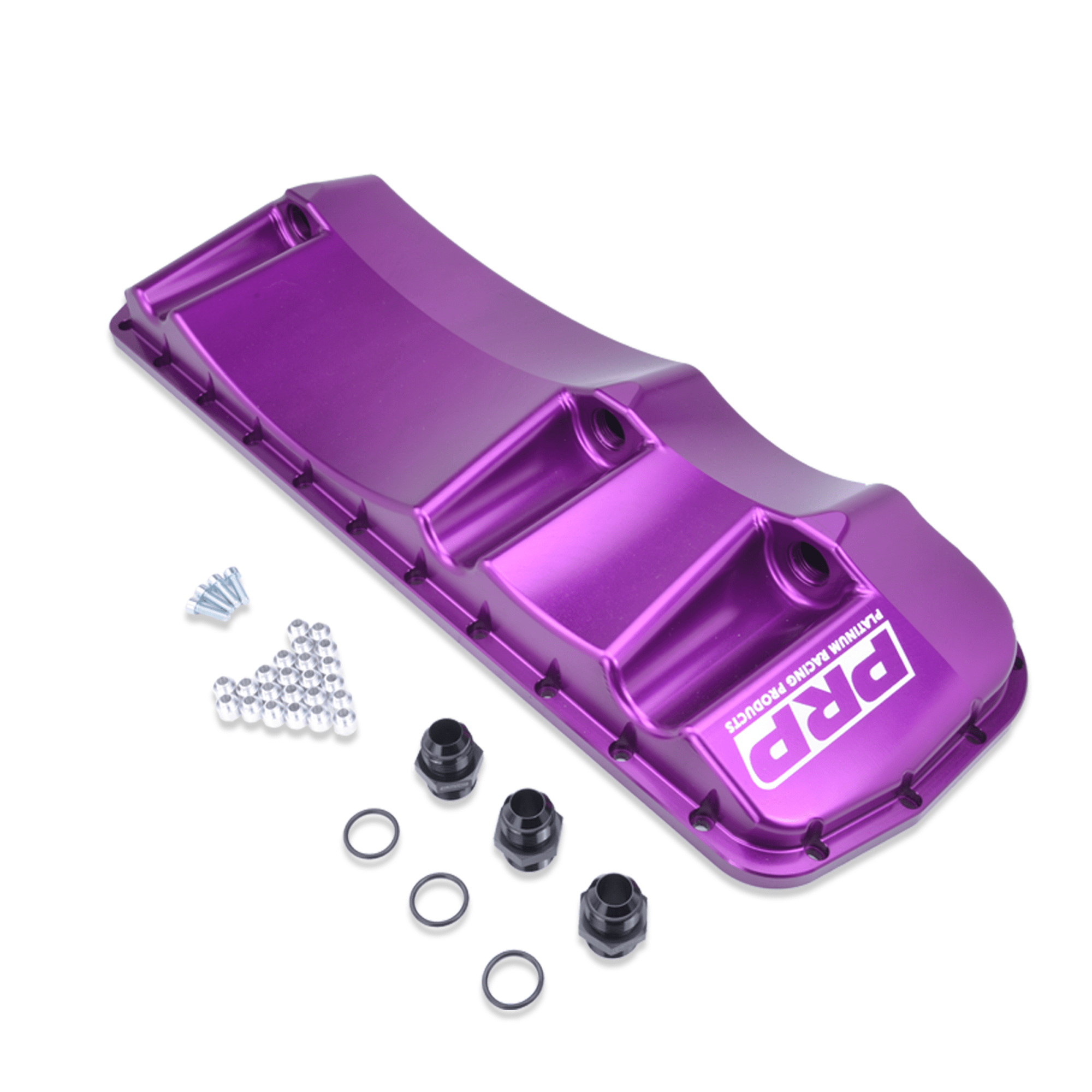 Platinum Racing Products Sump Pan Purple / Direct bolt to pan rail (no brace) Nissan RB 2 RWD Dry Sump Pan SR