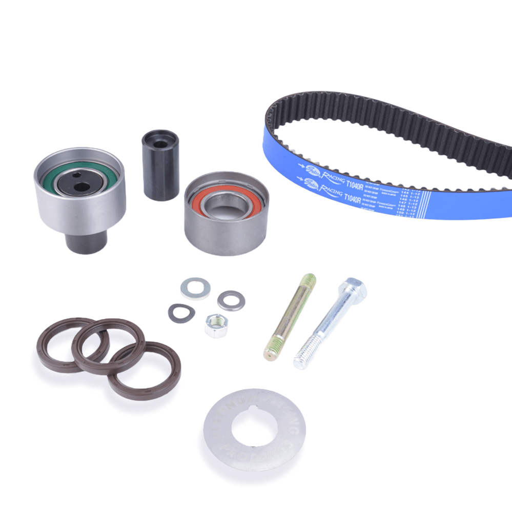Platinum Racing Products Timing Parts Gates Racing Timing Belt Inc Tensioners / Viton Cam & Crank Seals / Timing Belt Guide / No - ARP RB20, RB25, RB26 Twin Cam Timing Belt Kit SR