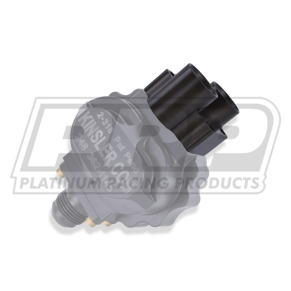 Platinum Racing Products Tough Pump Series 1 Up To TP700 Kinsler Fuel Pump Dual Entry / Duel Feed Fitting SR