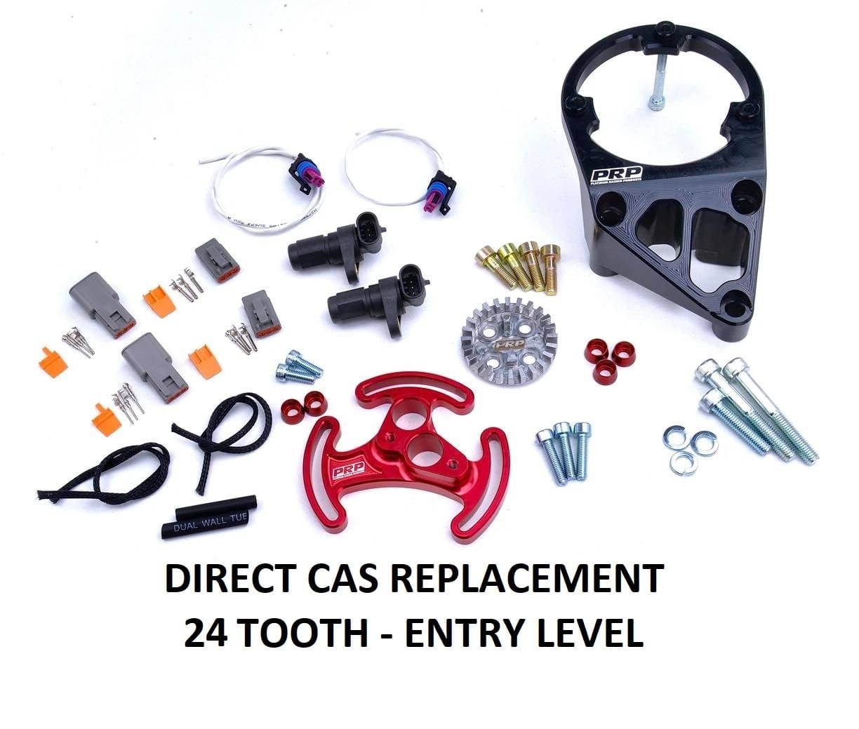 Platinum Racing Products Trigger Kit Entry Level 24 Tooth (Does NOT work with crank kits) / No CRANK trigger required / Black Custom Trigger Kit to suit Nissan RB30 SOHC SR