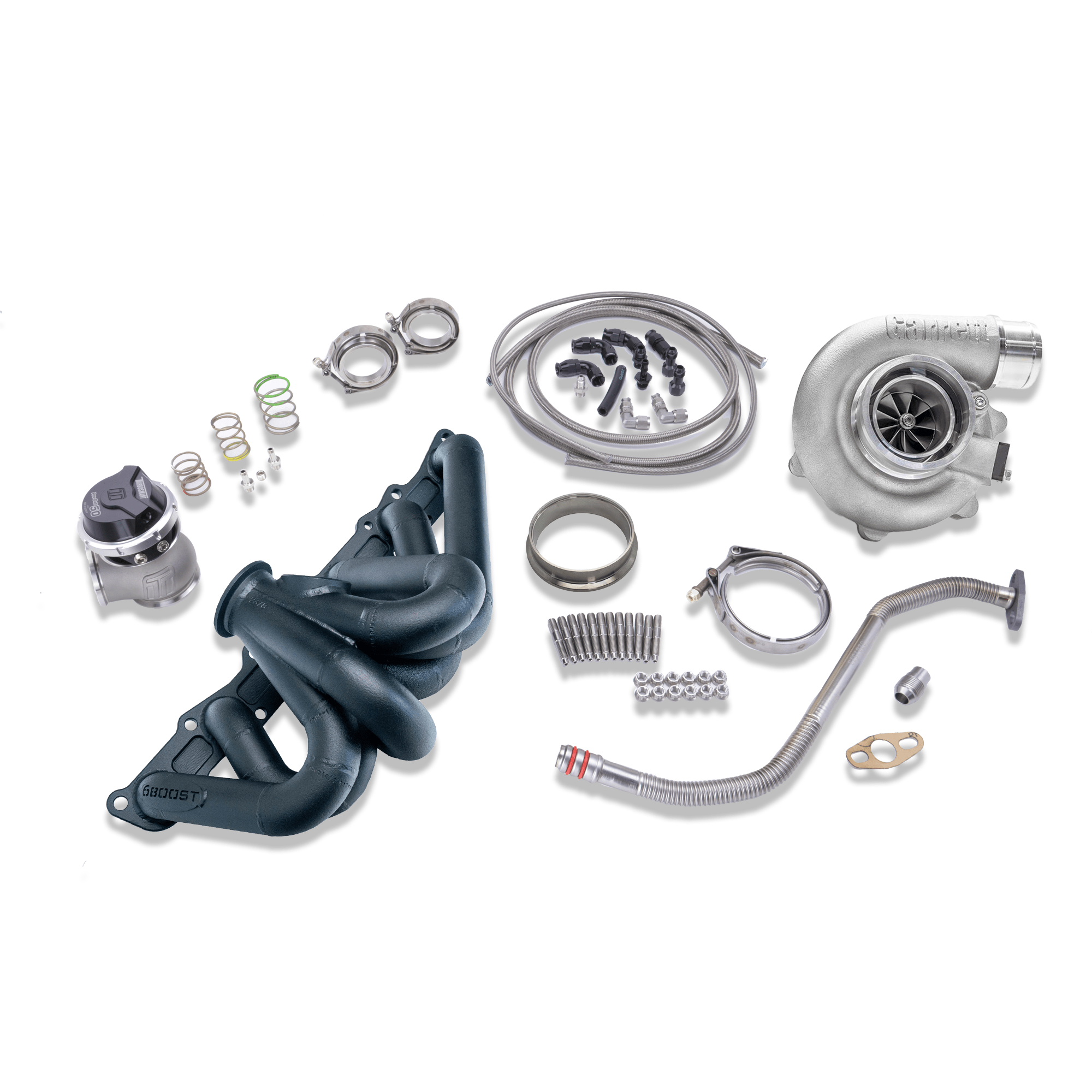 Platinum Racing Products Turbo Kit G30 660 0.61 A/R Std Rot. / Don't Include Fitting Kit 6Boost Garrett G Series Turbo Kit to Suit Nissan RB SR