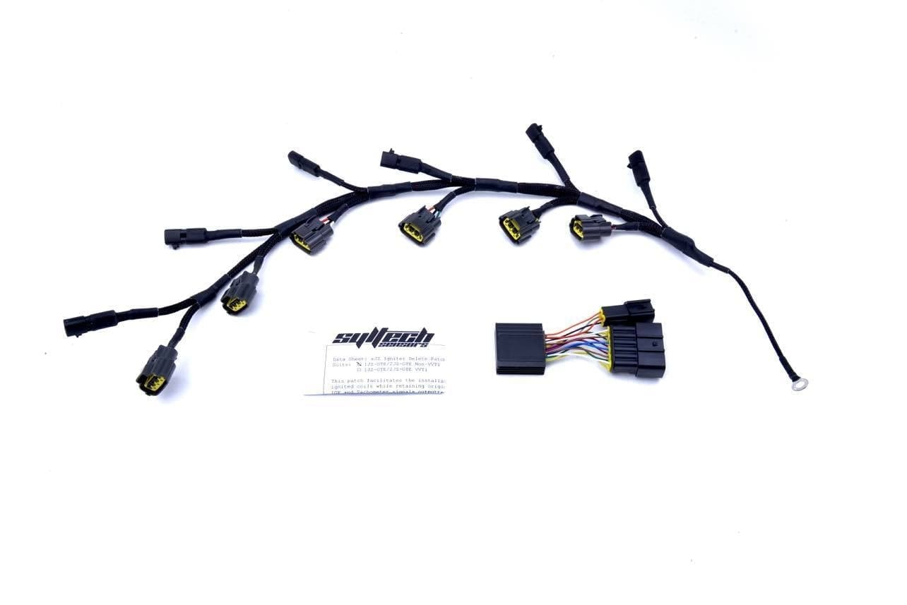 Platinum Racing Products Wiring Harness Universal Braided Tefzel Coil Loom - NON-VVTI (uses Deutsch DT8 connector) VR38 Coil Loom to suit Toyota 1JZ / 2JZ SR