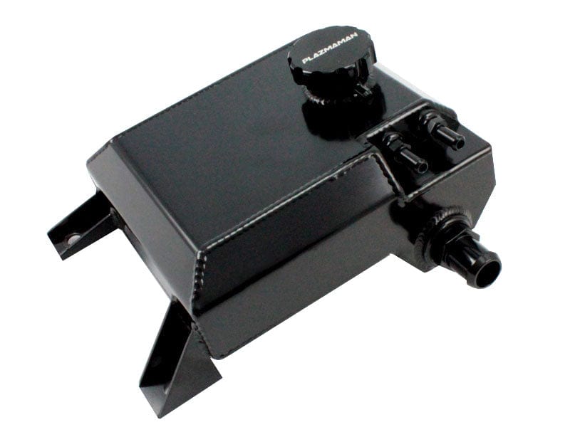 PLAZMAMAN COOLING Plazmaman  Ford Barra & AU 4.0L / BA-BF/FG Ford Overflow Expansion Tank Black and Cap SR
