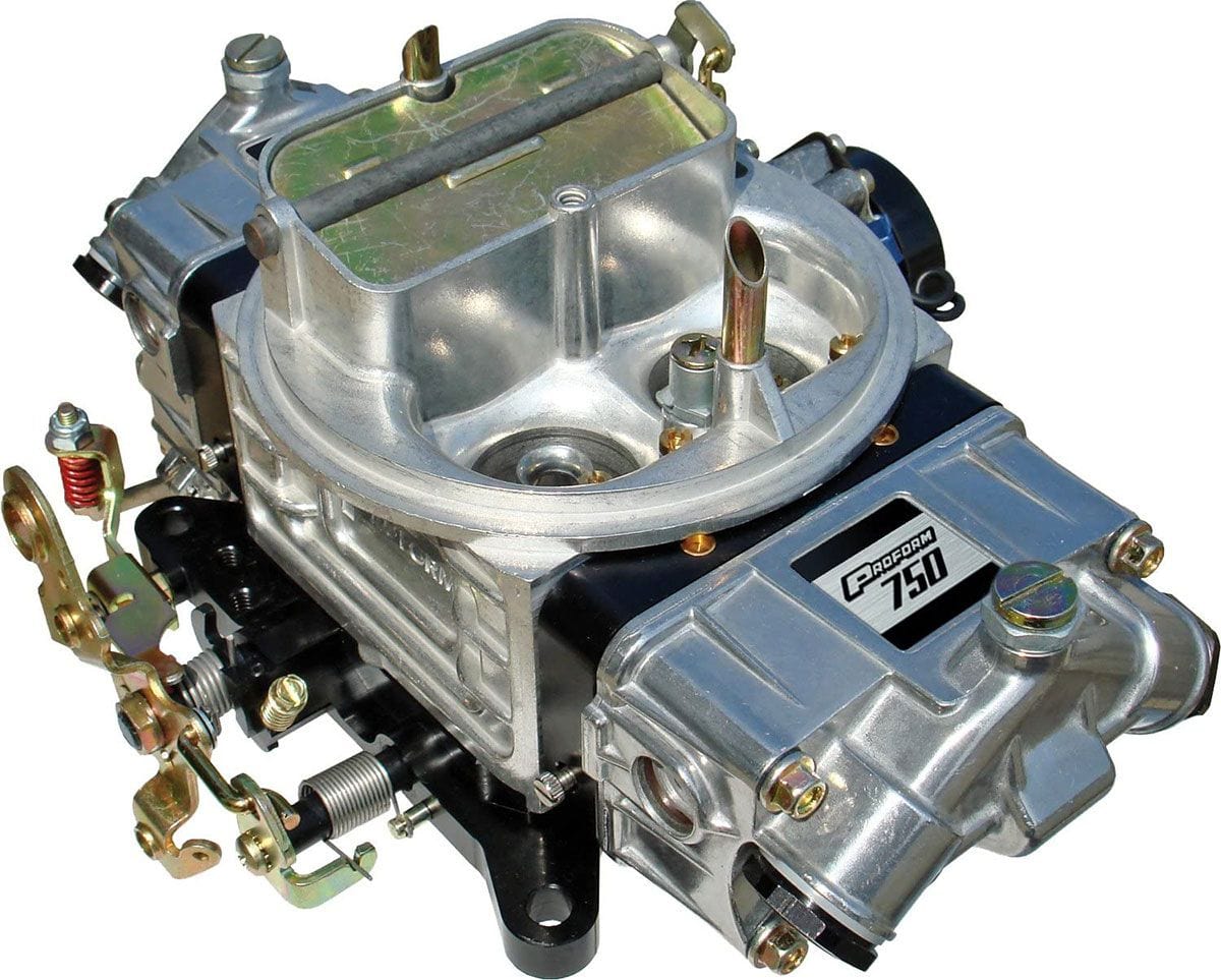 Proform Billet Base Plate & Metering Block With Electric Choke Proform 750 CFM Double Pumper 4-Barrel Carburettor PR67213 SR