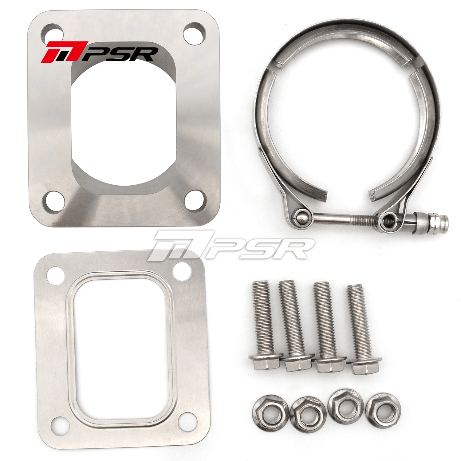 Pulsar Turbochargers PSR V-Band to T4 COMPACT Adapter for PTG70 PTG75 PTG82 SR