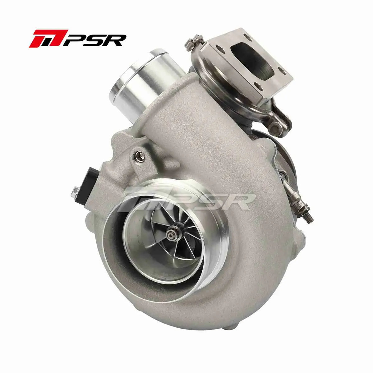 Pulsar Turbochargers Turbochargers Standard 0.70 A/R 3" Inlet / Dual V-Band 0.72 A/R + An Adapter V-Band to T25 / None Pulsar PSR REVERSE ROTATION 5455G Dual Ball Bearing Turbocharger HP Rating 660 SR