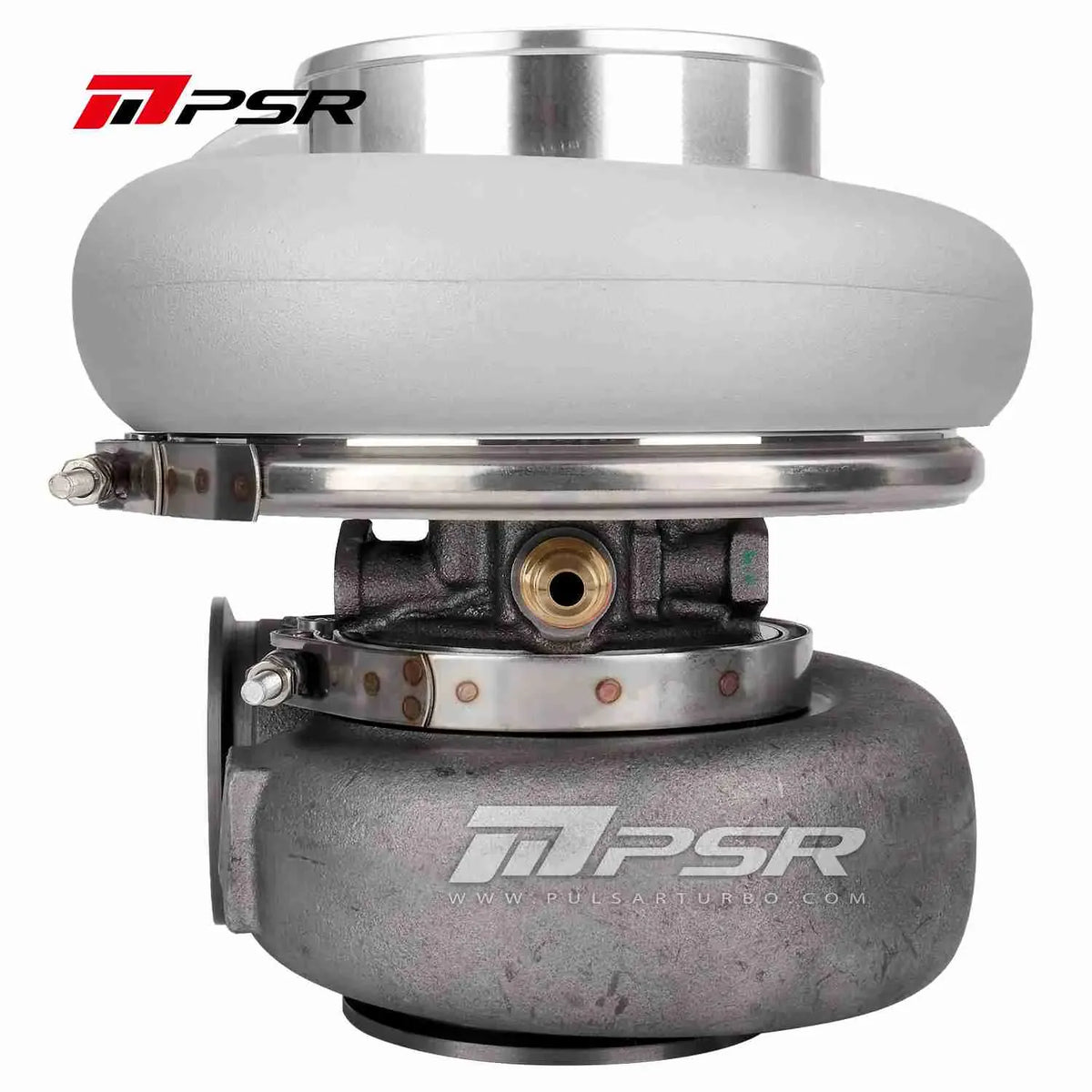 Pulsar Turbochargers Turbochargers Standard / 1.01 A/R Dual V-Band / None Pulsar PSR Forward Rotation 7975G Dual Ball Bearing Turbocharger HP Rating 1450 SR