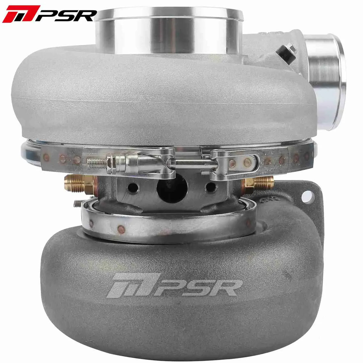 Pulsar Turbochargers Turbochargers Standard / 1.15 A/R Dual V-band / None Pulsar PSR Forward Rotation 7375G COMPACT Dual Ball Bearing Turbocharger HP Rating 1200 SR