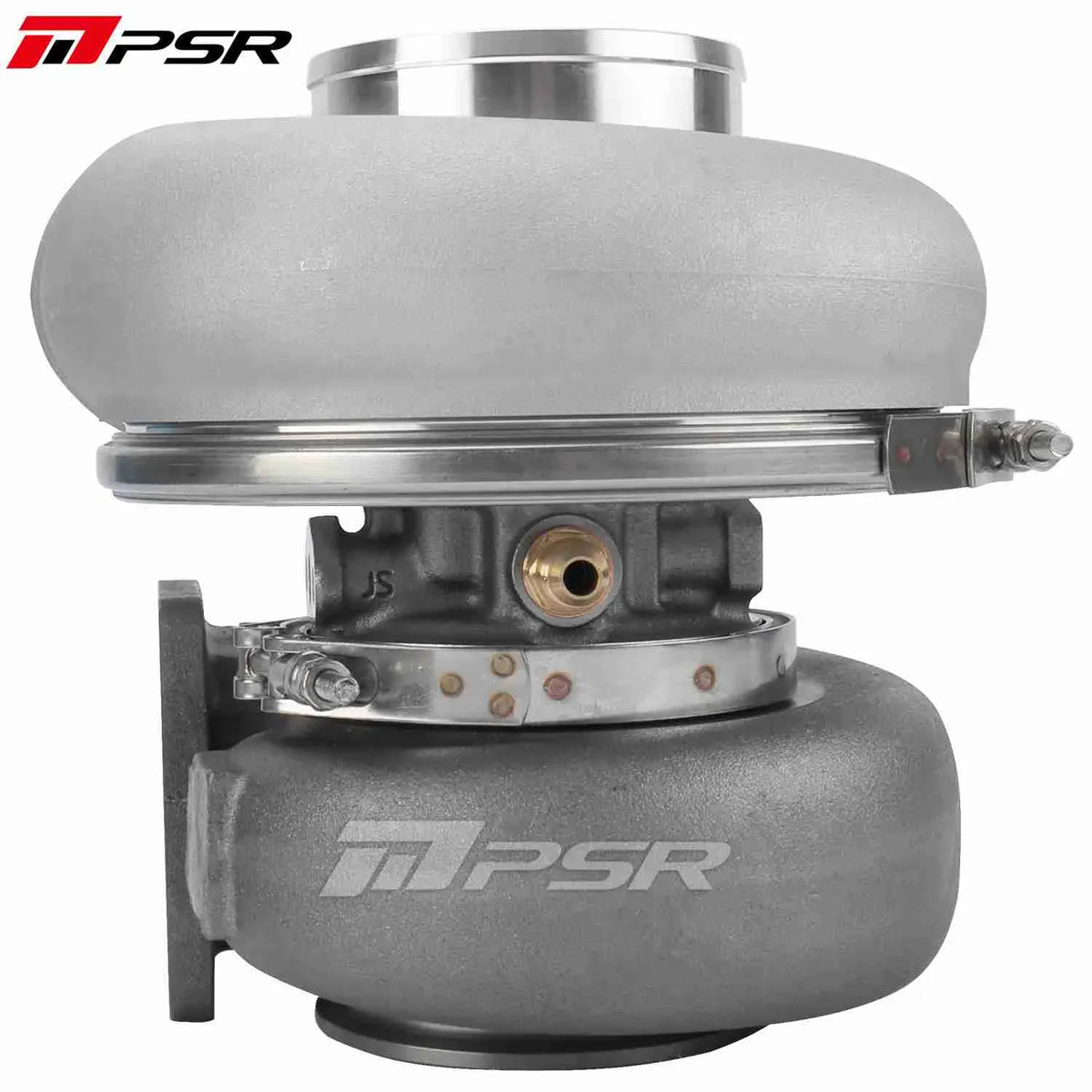 Pulsar Turbochargers Turbochargers Standard / 1.15 A/R Dual V-band / With Stainless Steel Cover Pulsar PSR Forward Rotation 7375G COMPACT Dual Ball Bearing Turbocharger HP Rating 1200 SR