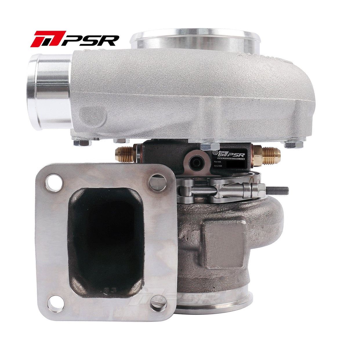 Pulsar Turbochargers Turbochargers Standard / T4 Divided 1.06A/R / None Pulsar PSR Forward Rotation 5862G Dual Ball Bearing Turbocharger HP Rating 770 SR