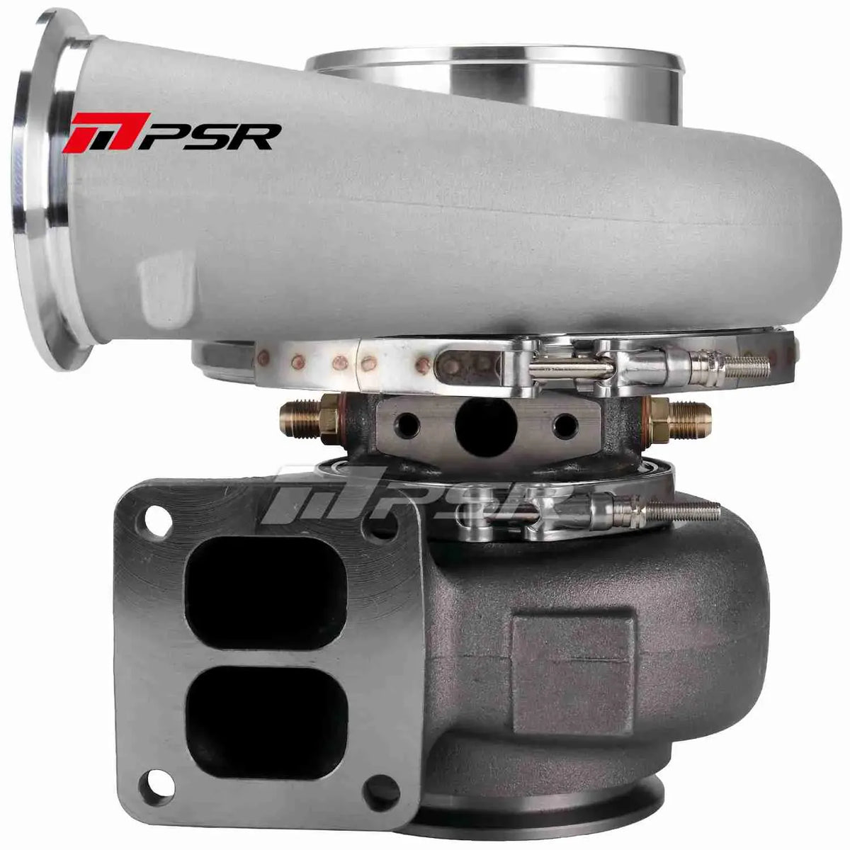Pulsar Turbochargers Turbochargers Standard / T4 Divided 1.15A/R Pulsar PSR 7382GR Dual Ball Bearing Turbocharger HP Rating for Class Legal Race SR