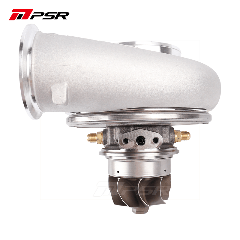 Pulsar Turbochargers Turbochargers Standard / T4 Divided 1.28A/R Pulsar PSR 7382GR Dual Ball Bearing Turbocharger HP Rating for Class Legal Race SR