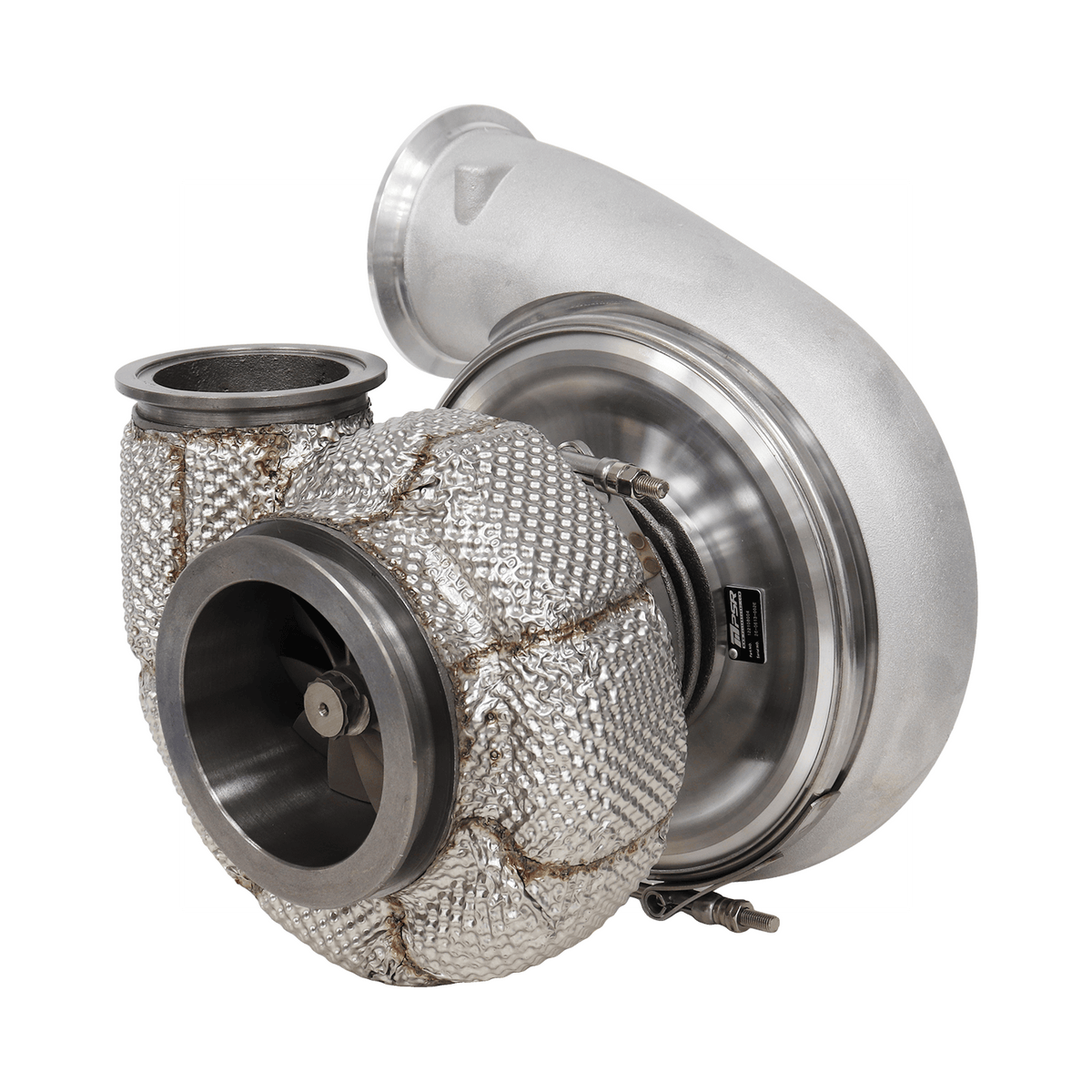 Pulsar Turbochargers Turbochargers Standard / T4 Divided 1.28A/R / With Stainless Steel Cover Pulsar PSR 7385ER Dual Ball Bearing Turbocharger SR