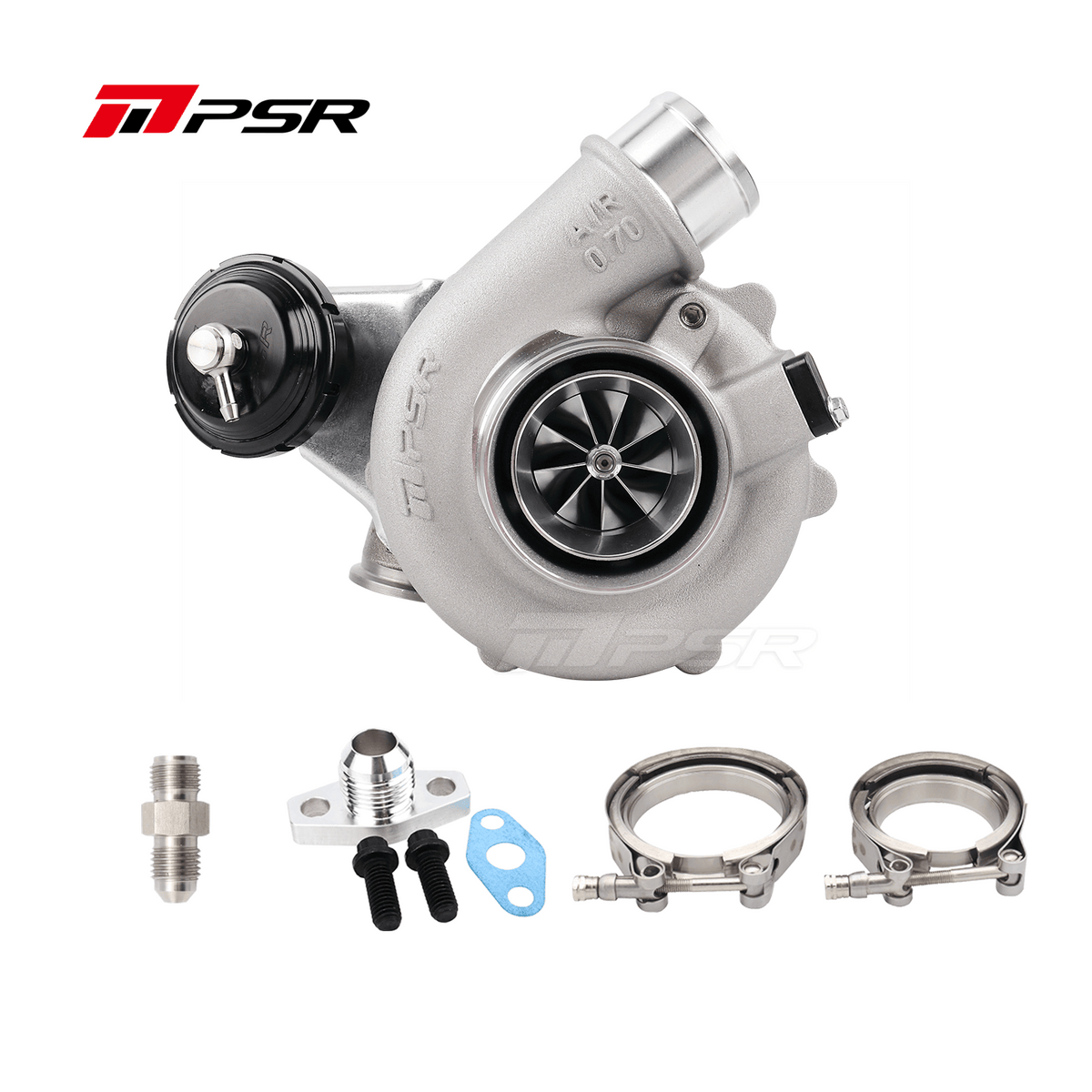Pulsar Turbochargers Turbochargers W/O Compressor Housing (Fit 3" Inlet Comp Hsg 0.72A/R) / Without Turbine Housing / None Pulsar PSR Forward Rotation 5455G 3" Dual Ball Bearing Turbocharger HP Rating 660 SR