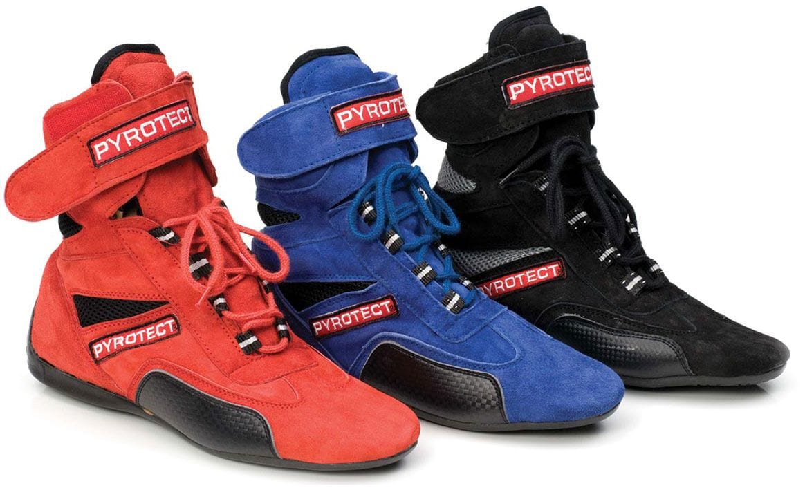 PYROTECT Sport High Top SFI-5 Racing Shoes, Red Sport High Top SFI-5 Racing Shoes, Red SR