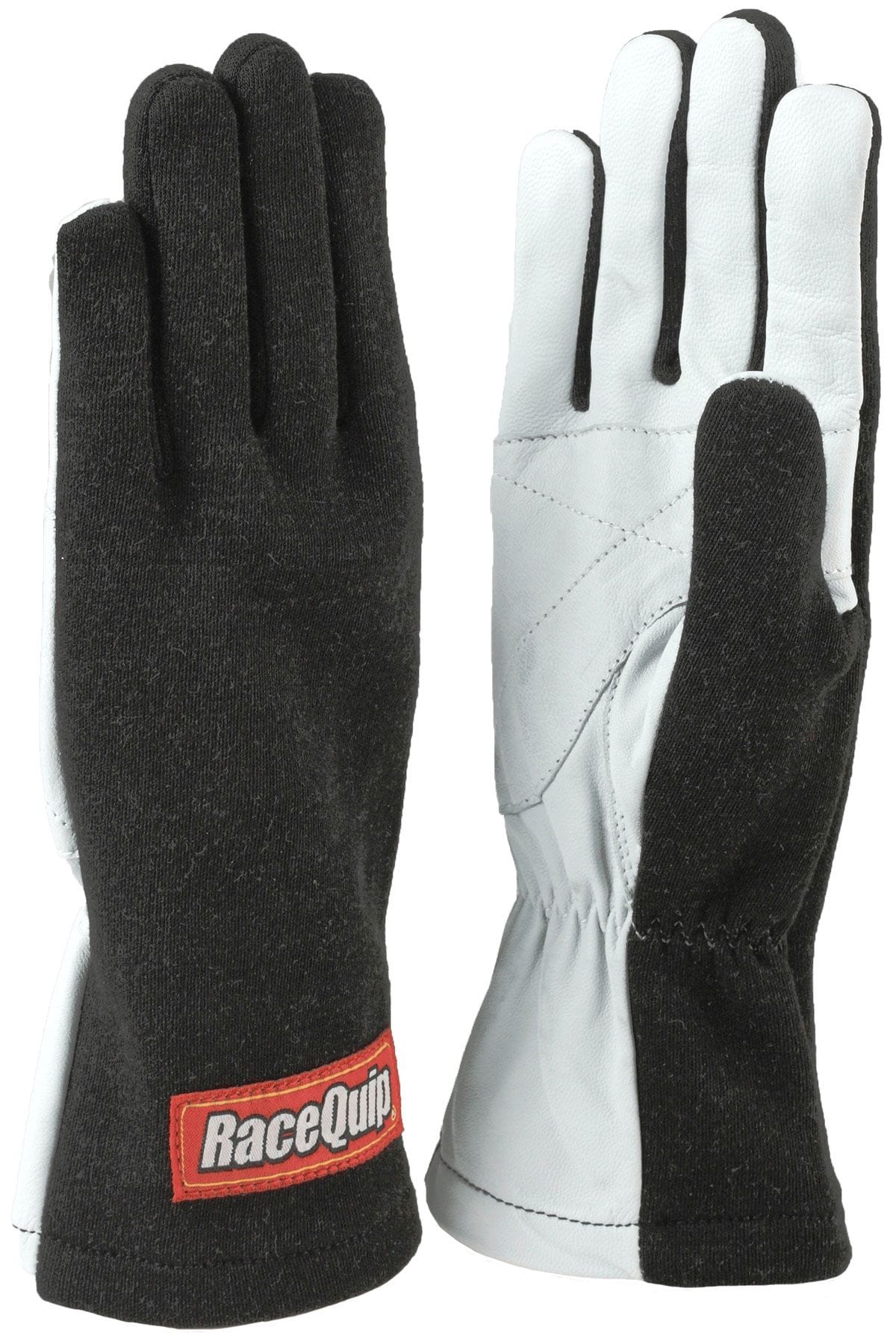 Racequip Racequip Racequip 350 Series Single Layer Nomex Basic Racing Gloves, Black (RQ350006RQP) SR