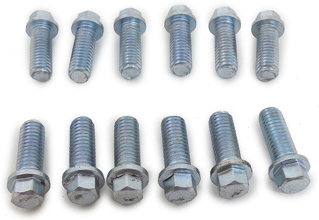 Racing Power Company 3/8"-16 x 2" UHL, Steel Zinc Plated (12 Pack) Racing Power Company Exhaust Header Bolt Kit RPCR0938 SR