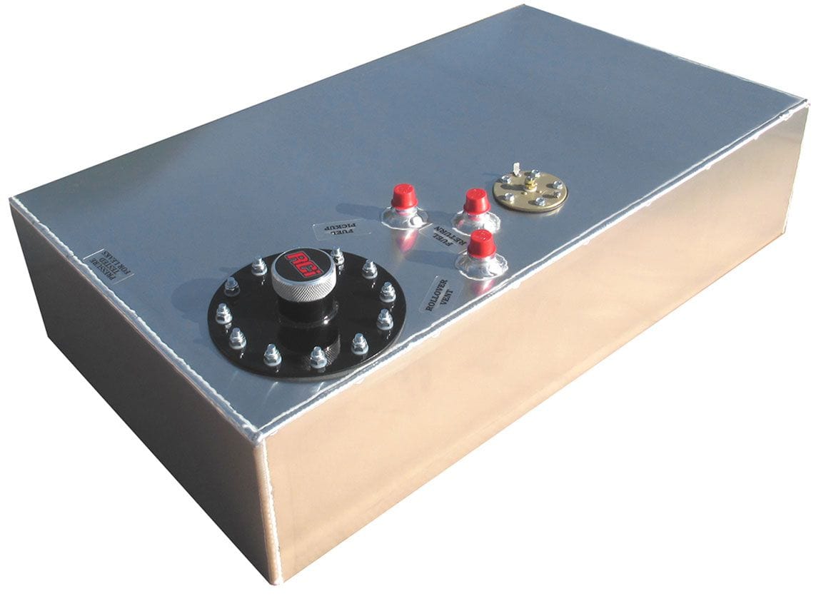RCI RCI 17 Gallon (64L) Aluminium Street Rod Fuel Cell with Sender - Natural RCI2172A SR