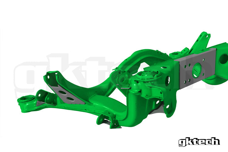 GKTech V2 S13, 180SX, R32 GTS-T subframe weld in reinforcement plates (R32X-SUBF-KIT)