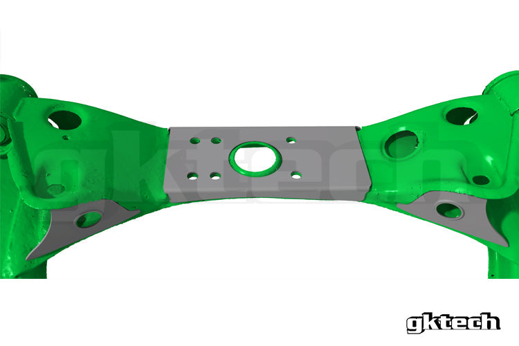 GKTech V2 S13, 180SX, R32 GTS-T subframe weld in reinforcement plates (R32X-SUBF-KIT)