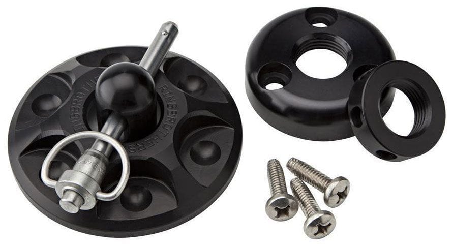 RING Ring Billet Bonnet Pin Kit - Black Finish RING50650-5511B SR