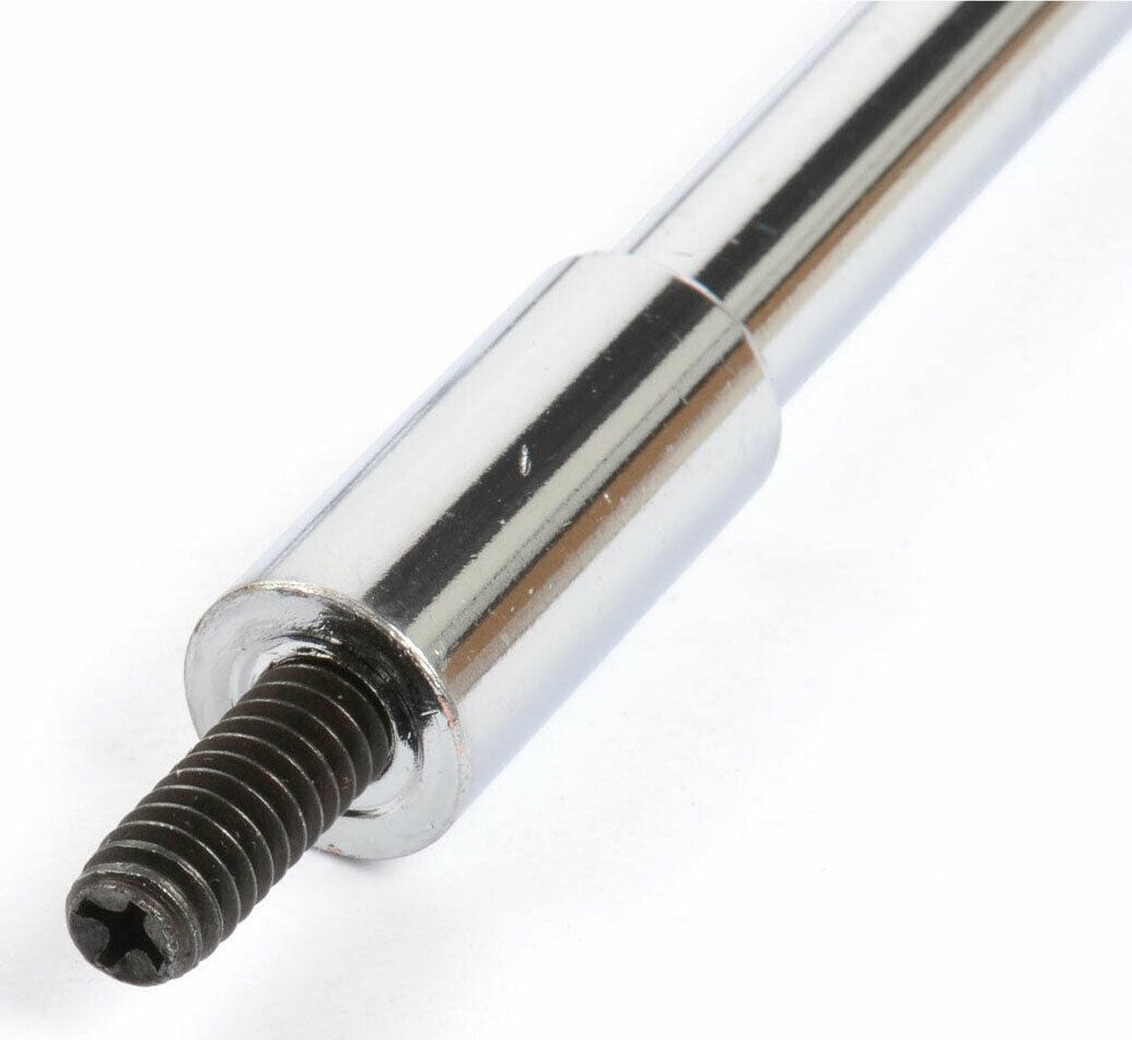 RPC 4" high, 1/4&qout;-20 x 1-3/8" threads Racing Power Company Chrome Deluxe Style Valve Cover Wing Nut RPCR1006 SR
