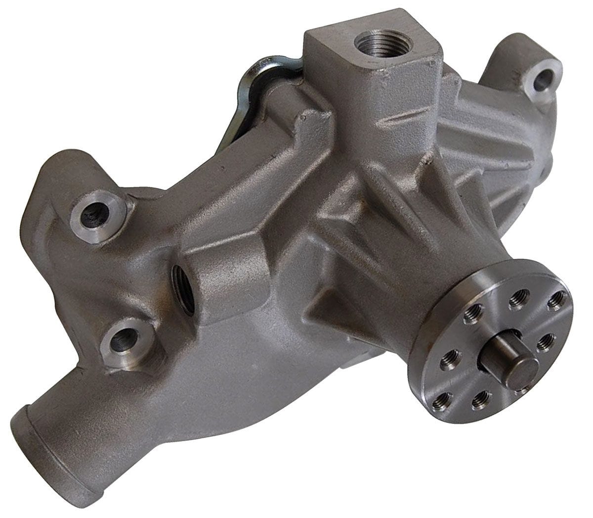 RPC Fits 1955-68 S/B Chev Passenger Cars, 1969-70 350 Corvette Racing Power Company Aluminium Water Pump (SWP) - Satin Finish RPCR3950 SR