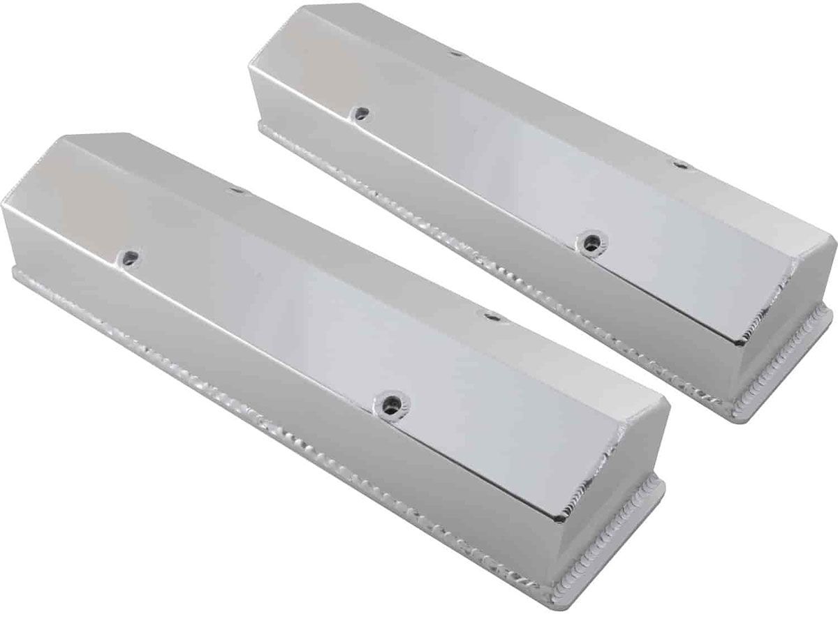 RPC Fits 1956-86 S/B Chev 283-350, Hardware Included Racing Power Company Anodised Aluminium Fabricated Valve Covers, Tall RPCR6144 SR