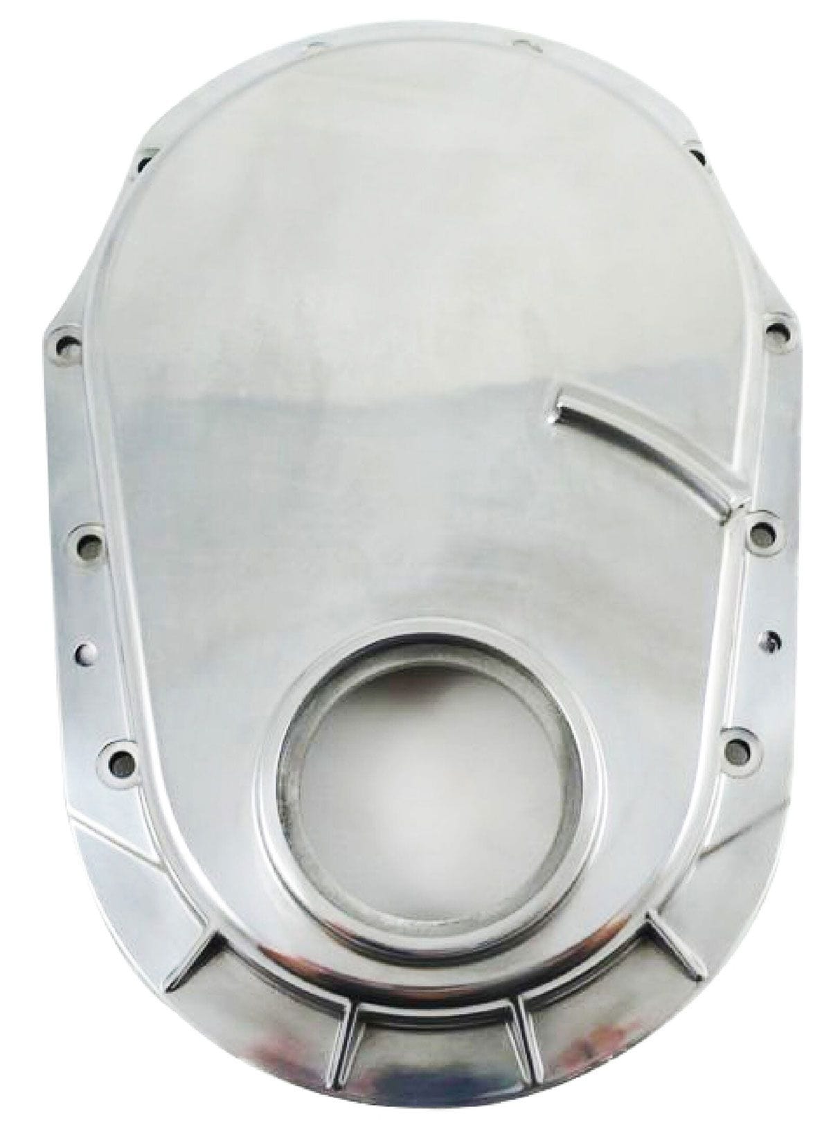 RPC Fits 1991-95 B/B Chev 454-502 "Generation 5"(Gasket Style) Racing Power Company Polished Aluminium Timing Chain Cover RPCR8425 SR