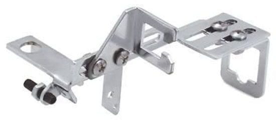 RPC Fits Automatic Transmission (Fits Most Holley/AFB Carburettors) Racing Power Company Chrome Steel Carburettor Mounted Linkage Bracket RPCR9620 SR