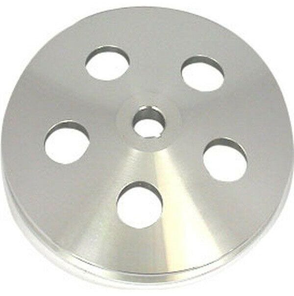RPC Fits Early GM thru 1984 with Keyway & 5/8" Shaft Racing Power Company Polished Aluminium Power Steering Pump, Single Groove RPCR8848POL SR