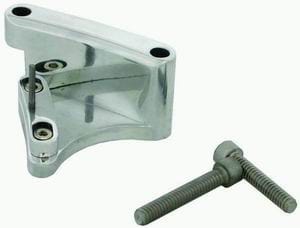RPC Fits S/B Chev 283-350 with 6" or 7" Balancer Racing Power Company Chrome Aluminium Timing Tab, Plain Style RPCR6041C SR