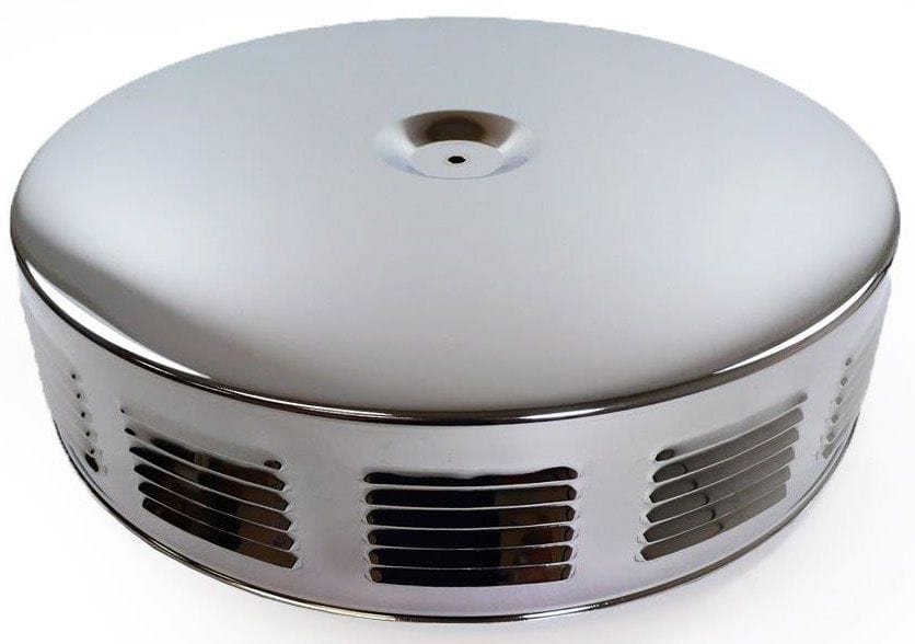 RPC Fits Single 4BBL Carburettors with 5-1/8"Neck, Steel Stud & Wing Nut Racing Power Company 14" x 3" Louvered Style Air Cleaner Assembly RPCR4195 SR