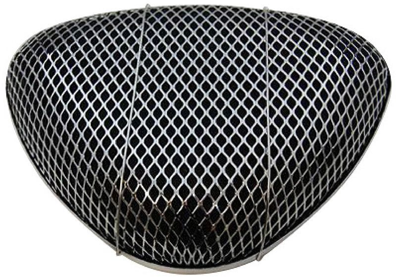 RPC Fits Single Quad Carburettors with 5-1/8" Neck, Steel Stud & Wing Nut Racing Power Company Super Flow "Open Screen" Air Cleaner Chrome Steel with Washable Element RPCR2196 SR