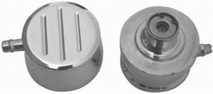 RPC Fits Valve Covers with 1-1/4" Holes Racing Power Company Aluminium PVC Push-in Air Breather with 1" Neck, Polished Ball Milled Style RPCR SR