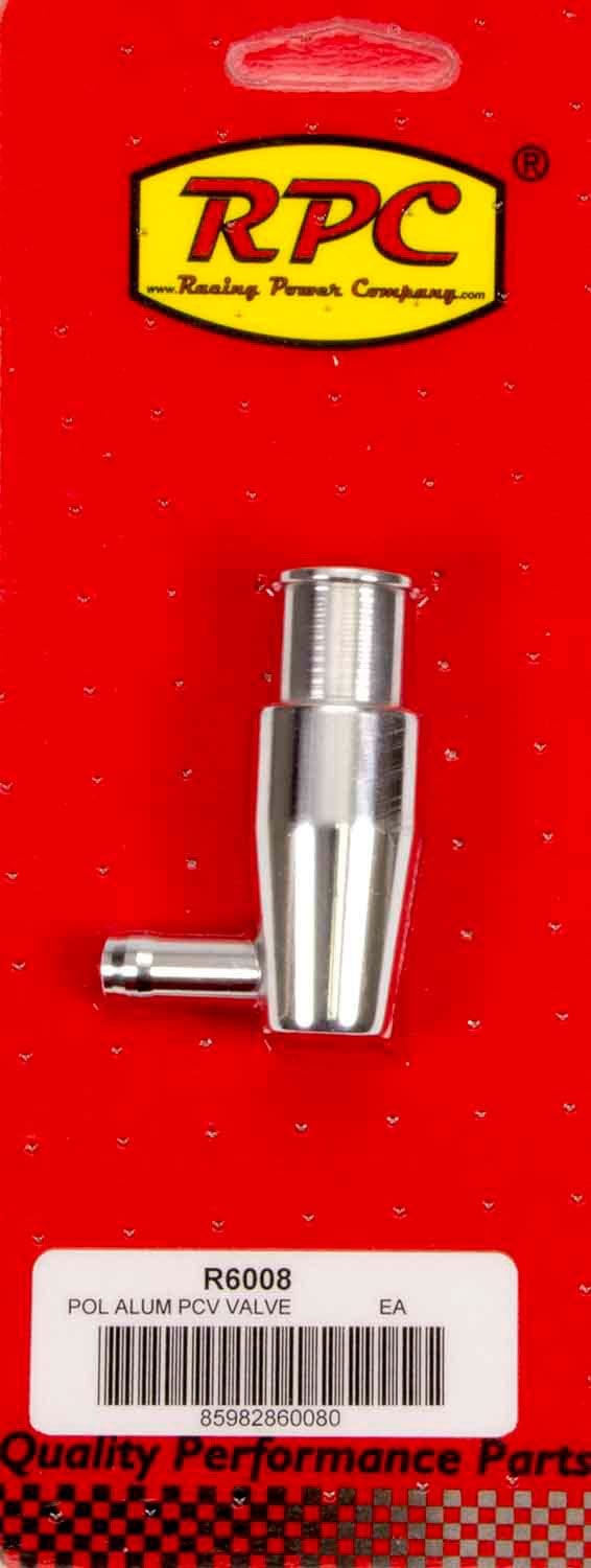 RPC Fits Valve Covers with 1.25" Holes Racing Power Company Billet Aluminium PCV Valve with 3/4" Neck RPCR6008 SR