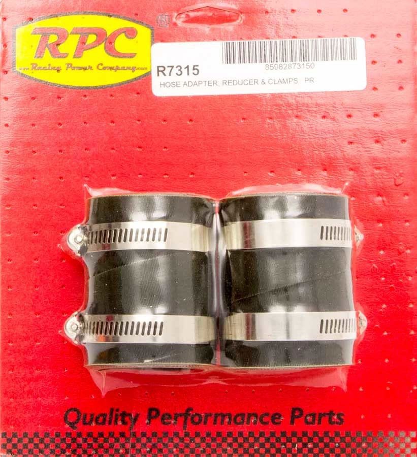 RPC Includes 2" Sleeve Adapter, 1-1/2" Reducers & 2 Clamps Racing Power Company Radiator Hose Adapter Kit (2 Sets) RPCR7315 SR