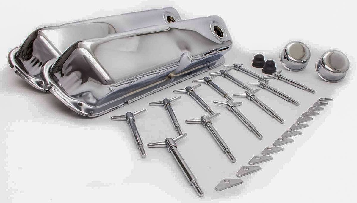 RPC Suit Ford 289-351W Racing Power Company Engine Dress Up Kit (Chrome) with STD Height Covers RPCR3025 SR