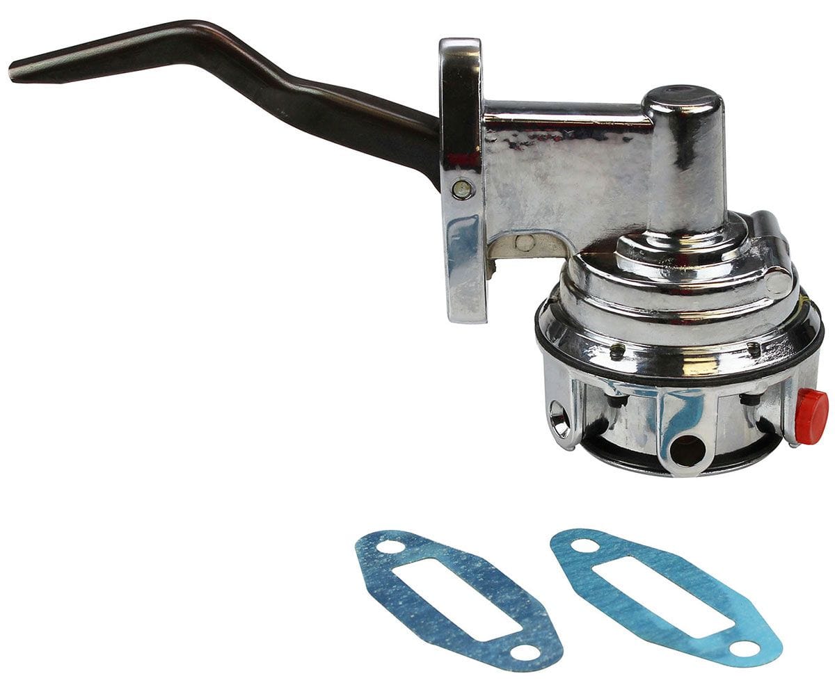 RPC Suit Ford 302-351 Cleveland, 80 GPH @ 8psi Racing Power Company Chrome Mechanical Fuel Pump RPCR2306C SR