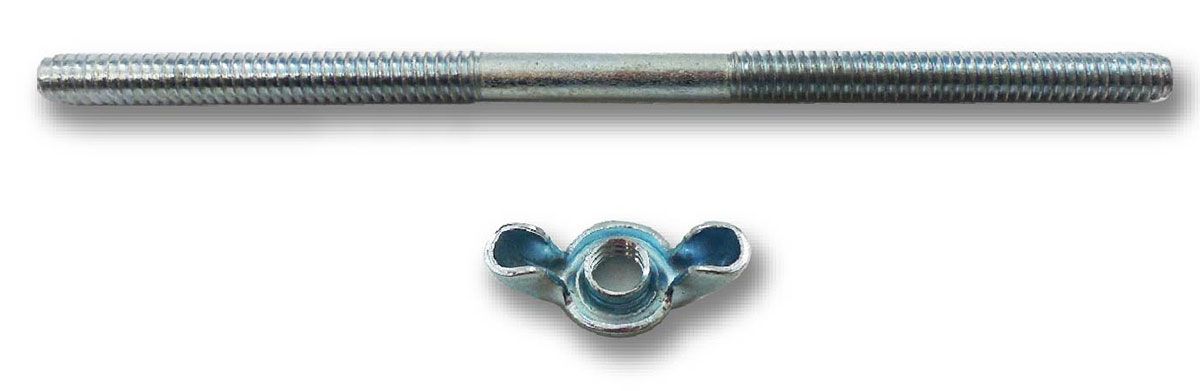 RPC Suit Steel Air Cleaner Racing Power Company Air Cleaner Stud & Wingnut 1/4"-20 x 5" Long RPCR2175 SR