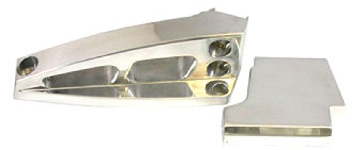 RPC Suits B/B Chev with Short Water Pump Racing Power Company Aluminium A/C Compressor Bracket, Polished RPCR6423 SR