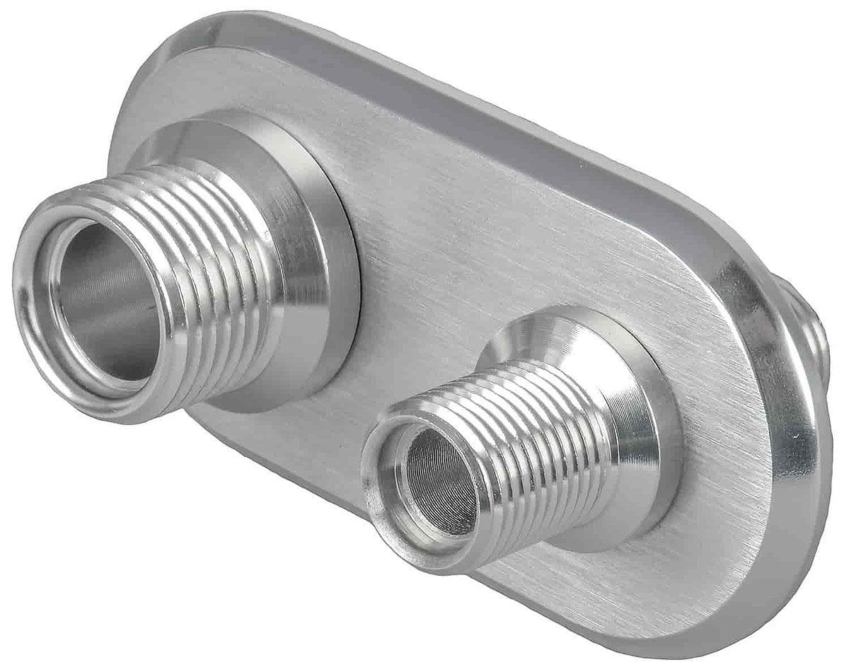 RPC With -6AN & -10AN Male Ports Racing Power Company 2-Port Firewall Bulkhead RPCR1003 SR