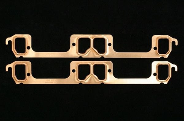 SCE Suit Chrysler 318-360 SCE Gaskets Pro Copper Embossed Exhaust Gasket - 1.400" x 1.400" SCE-4069 SR