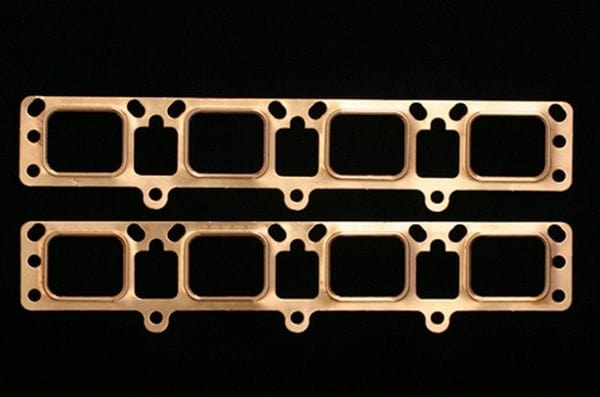 SCE Suit Chrysler AJPE, BAE Fuel Heads SCE Gaskets Pro Copper Embossed Exhaust Gasket - 2.525" x 2.050" SCE-4066 SR