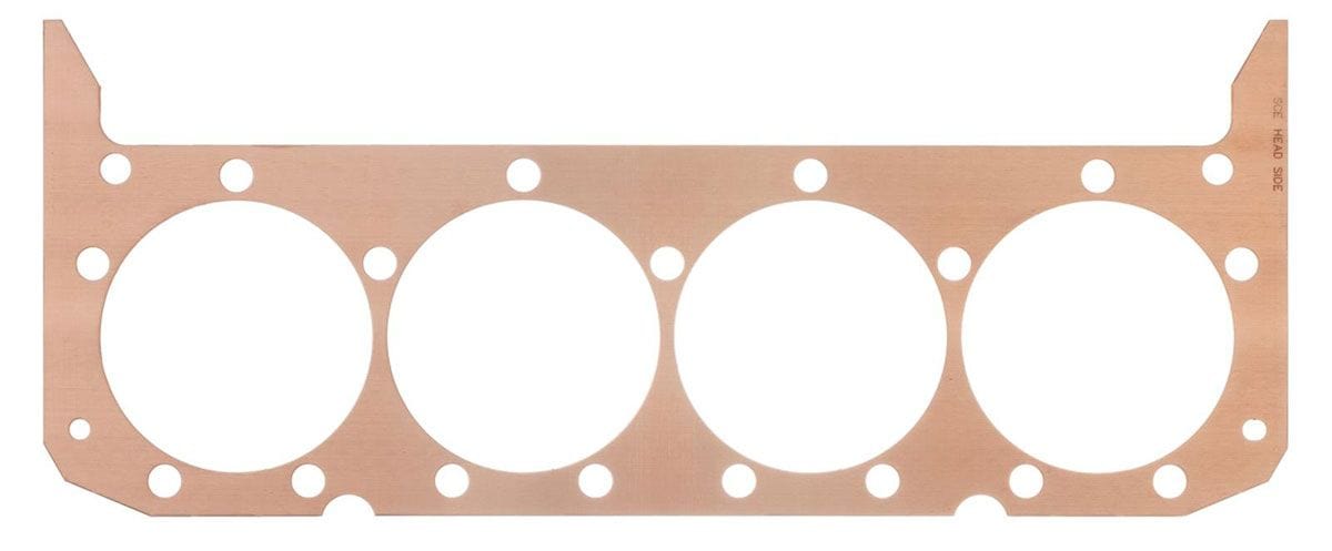SCE Suit SB Chev Solid Block No Water Holes SCE Gaskets Pro Copper Head Gasket - 4.155" Bore, .032" Thick SCE-P111532NW SR