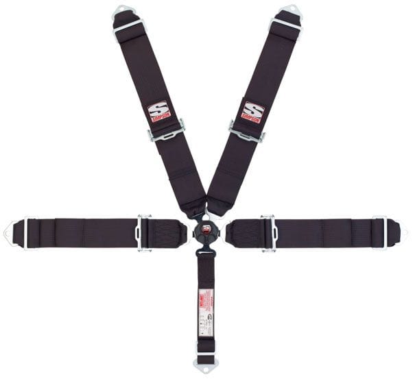 Simpson Simpson CAMLOCK BELT 5 POINT BLACK SI29110BKHR1X SR