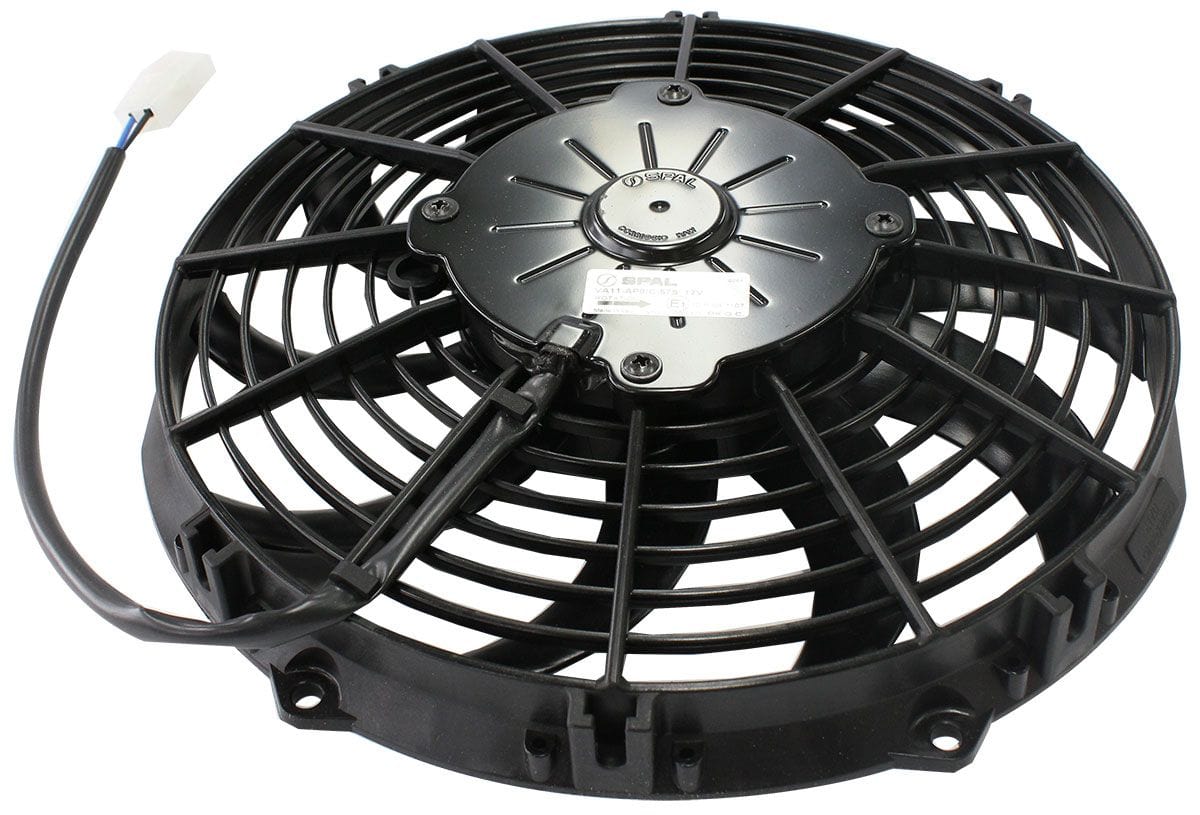 SPAL Cooling SPEF3533 12" Electric Thermo Fan 938 cfm - Pusher Type With Curved Blades SPEF3533 SR