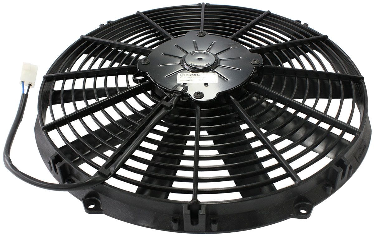 SPAL Coolings SPEF3501 9" Electric Thermo Fan 673 cfm - Pusher Type With Straight Blades SPEF3501 SR