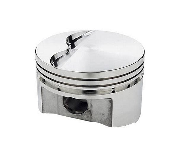 SRP 350 c.i., 4.000" bore, 3.480" stroke, 6.000" rod length, -5.0cc dome SRP Pistons 350 Small Block Chevy - Flat Top Forged Piston SRP231302 SR