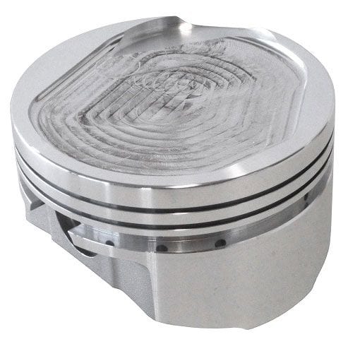SRP 427 c.i, 4.125" bore, 3.850" stroke, 6.000" rod length, -12cc dome vo SRP Pistons Ford 351 Cleveland, Dart Block- Dish Top Forged Piston SRP310787 SR